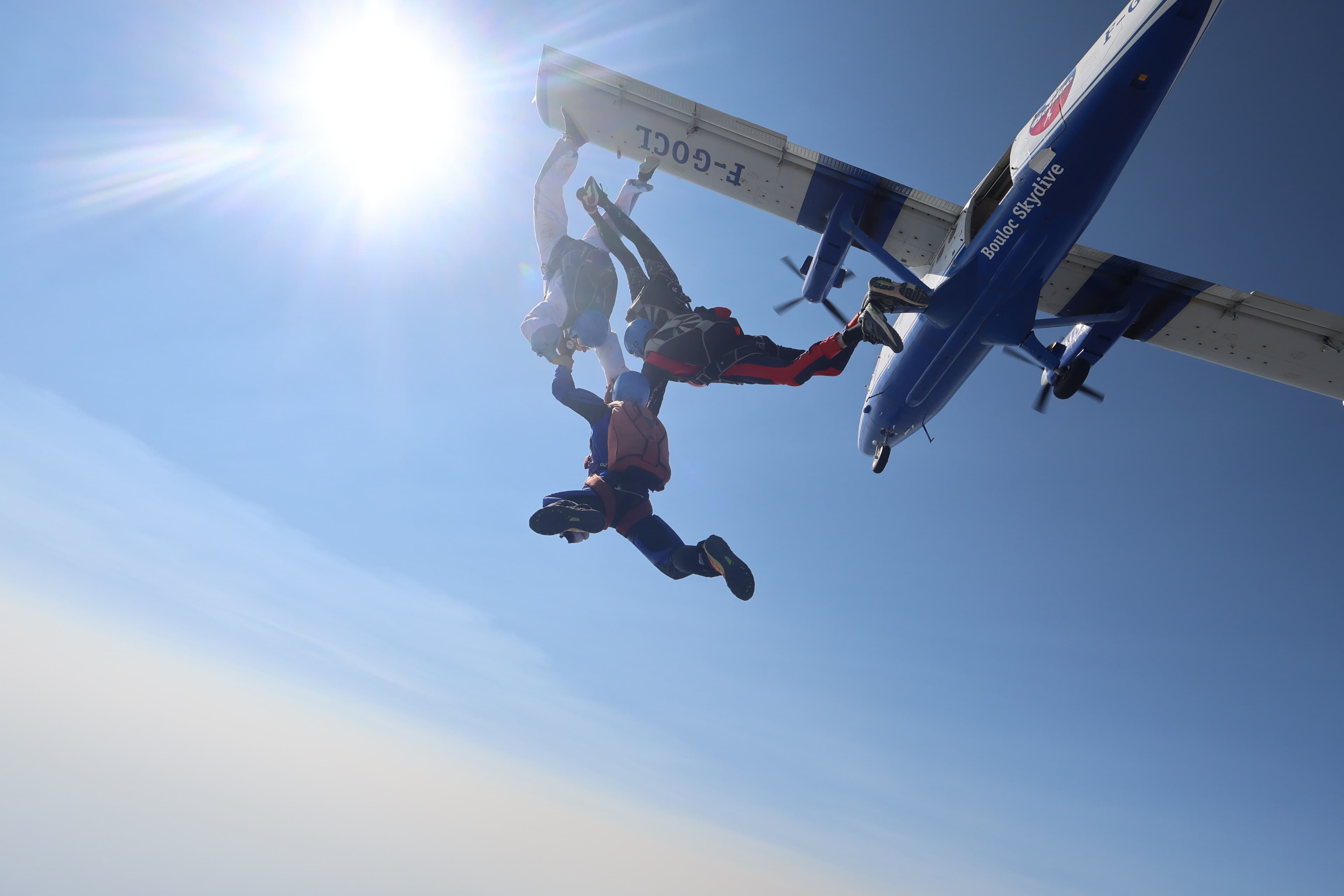 Skydiving over the French Alps